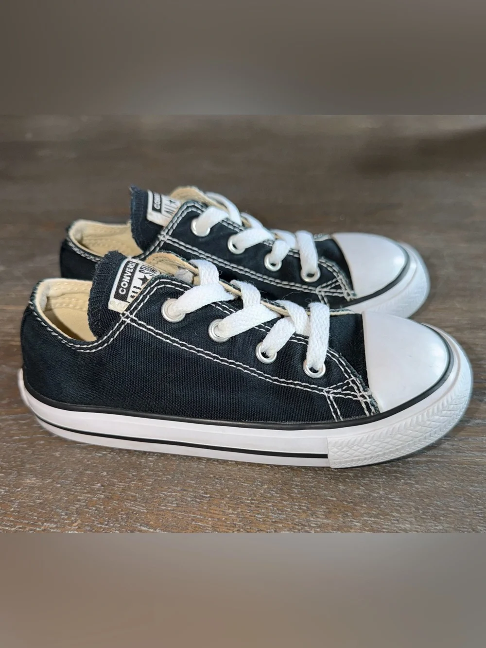 Converse black sneakers